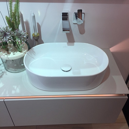 Раковина Villeroy & Boch Collaro 4A1956R1 56х36 белый альпин CeramicPlus