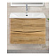 Тумба с раковиной BelBagno Acqua ACQUA-800-2C-SO-RR 80 подвесная, Rovere Rustico