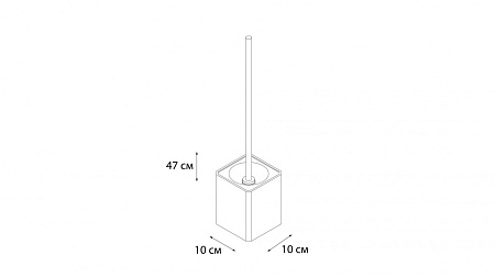 Ершик Fixsen Text FX-230-5 черный | белый