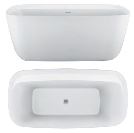 Акриловая ванна Hatria Y8AH01 170х78 белый глянцевый