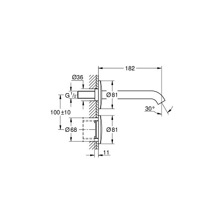 Смеситель Grohe Essence E 36447000 для раковины