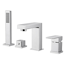 Смеситель ABBER Daheim AF8213 на борт ванны, хром