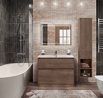 Мебель для ванной BelBagno Kraft KRAFT-1000-2C-PIA-RT 100 Rovere Tabacco Мебель для ванной BelBagno Kraft KRAFT-1000-2C-PIA-RT 100 Rovere Tabacco