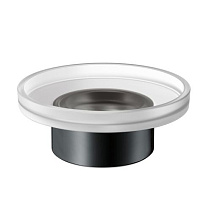 Мыльница Inda Mito A20020NE21 настольный, черный матовый