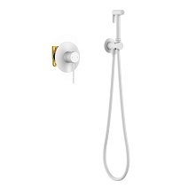 Гигиенический душ со смесителем Timo Saona 2389/16SM белый матовый Гигиенический душ со смесителем Timo Saona 2389/16SM белый матовый