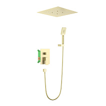 Душевой комплект Timo Selene SX-2029/17SM золото матовое Душевой комплект Timo Selene SX-2029/17SM золото матовое