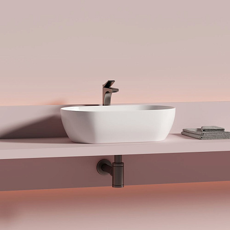 Раковина накладная Ceramicanova Twist CN12001 50x30x14 белый