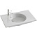 Раковина Jacob Delafon Odeon Rive Gauche EXAW112-Z-00 80х50
