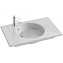 Раковина Jacob Delafon Odeon Rive Gauche EXAW112-Z-00 80х50 - фото 1