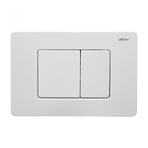Кнопка смыва ABBER AC0120MW белый матовый