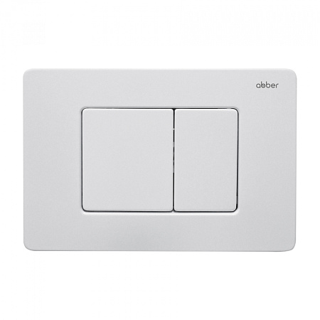 Кнопка смыва ABBER AC0120MW белый матовый