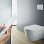 Унитаз подвесной Duravit ME by Starck 2510092000 с сиденьем SensoWash Starck f Plus 612000012000320 - фото 5