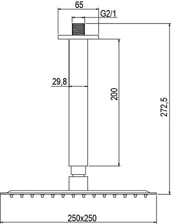 Душевой комплект AQG Alpha 19ALPEC21803 белый матовый