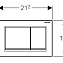 Кнопка смыва Geberit Omega 30 115.080.KJ.1 хром, белый - фото 3