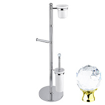 Стойка Cezares Olimp OLIMP-WCS-03/24-Sw хром/сваровски Стойка Cezares Olimp OLIMP-WCS-03/24-Sw хром/сваровски