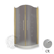 Душевой уголок Migliore Diadema 22682 R90xH195 см, стекло матовое