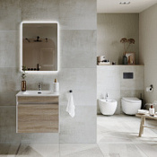 Мебель для ванной Sancos Smart 60 SM60E дуб бардолино/белый