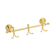 Планка с 3-мя двойными крючками Migliore Mirella 24914 золото Планка с 3-мя двойными крючками Migliore Mirella 24914 золото