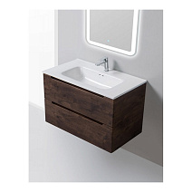 Тумба с раковиной BelBagno Etna ETNA-800-2C-SO-RW-P 80 Rovere Moro