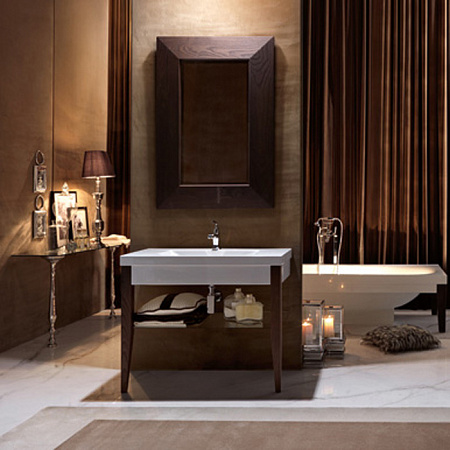 Раковина Kerasan Bentley 393101*1 100x50 с 1 отверстием под смеситель, белый