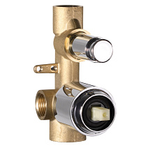 Cкрытая монтажная часть Palazzani 99573110 смесителя для ванны с душем на 2 потребителя