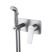 Гигиенический душ со смесителем Lemark Bronx LM3720GM графит