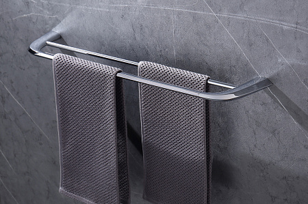 Полотенцедержатель двойной ABBER Nord AA1553 хром