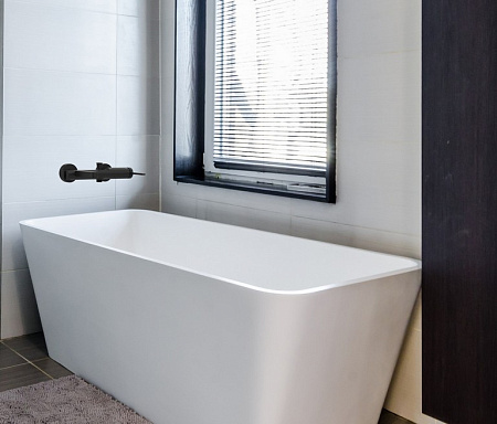 Смеситель GPD Gildo MBB165-S для ванны с душем черный