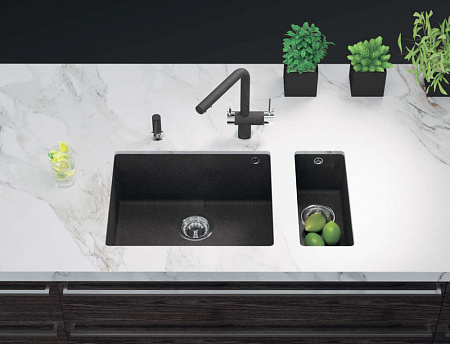 Кухонная мойка Omoikiri Bosen 20-U-BL 20х44 черный