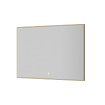 Зеркало Armadi Art Modern 543-100-MG 100х70 с подсветкой, золото матовое