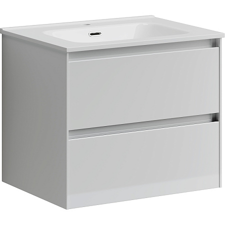Тумба с раковиной Sancos Cento 60 CN60W белый глянцевый