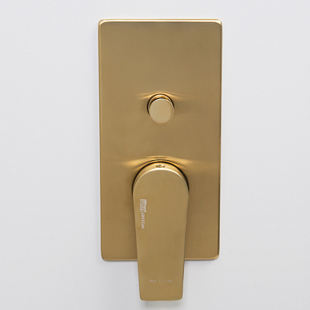 Смеситель WasserKRAFT Aisch 5561 для душа, матовое золото