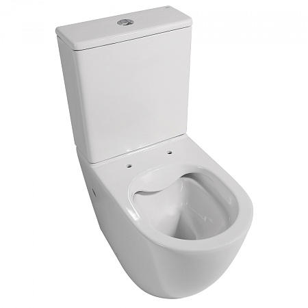 Унитаз-компакт ABBER Bequem AC1110 безободковый, белый