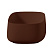 Раковина ArtCeram Cognac COL006 39;00 43 marrone cocoa