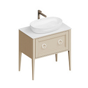 Тумба с раковиной Kerama Marazzi Plaza Classic Neo PL.CN.80.1+1\CAP.M 80 капучино матовый