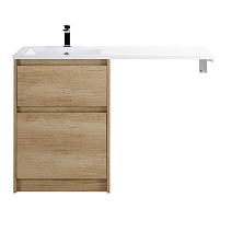 Тумба с раковиной BelBagno Kraft KRAFT-LVD-580/1200-2C-PIA-RNN 120 rovere nebrasca nature