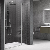 Душевая дверь в нишу Novellini Young Y22P117-1K 122х200 хром