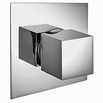 Термостат Palazzani Qadra 41260310 для душа на 2-3 потребителя(внешняя часть), хром