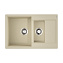 Кухонная мойка Omoikiri Daisen 78-2T-BE 78x51x23 ваниль - фото 1