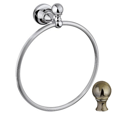 Полотенцедержатель Cezares Olimp OLIMP-RN-02-M бронза/металл