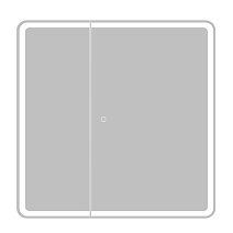 Шкаф-зеркало BelBagno Marino SPC-MAR-600/800-1A-LED-TCH 60x80 с подсветкой, белый