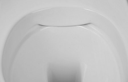 Унитаз подвесной SSWW CT2038V с тонкой крышкой, белый глянцевый