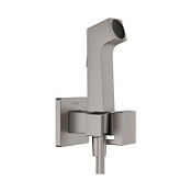 Гигиенический душ со смесителем Hansgrohe Bidette S 29233340 шлифованный черный хром