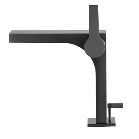 Смеситель Keuco Edition 11 51102130000 для раковины, хром черный шлифованный