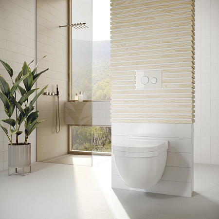 Кнопка смыва Tece Loop 2.0 9240927 белый/хром глянцевый