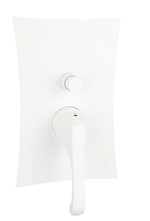 Смеситель Emmevi Ares 76019BIO для душа, белый матовый