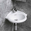 Раковина угловая Azzurra Jubilaeum JULS0353500MBI (JUB35/AN bi)*1 35x35 белый - фото 1