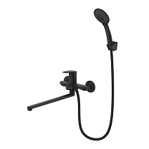 Смеситель для ванны и душа Milardo Rora RORBL00M10 черный