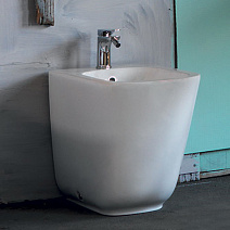 Биде напольное Kerasan Tribeca 512030 белый матовый