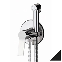 Гигиенический душ со смесителем Remer Slash SL65WNO черный матовый Гигиенический душ со смесителем Remer Slash SL65WNO черный матовый